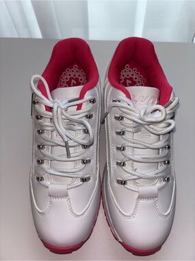 Women’s Lugz White & Hot Pink Shoes – Size 8.5 – Gently Used